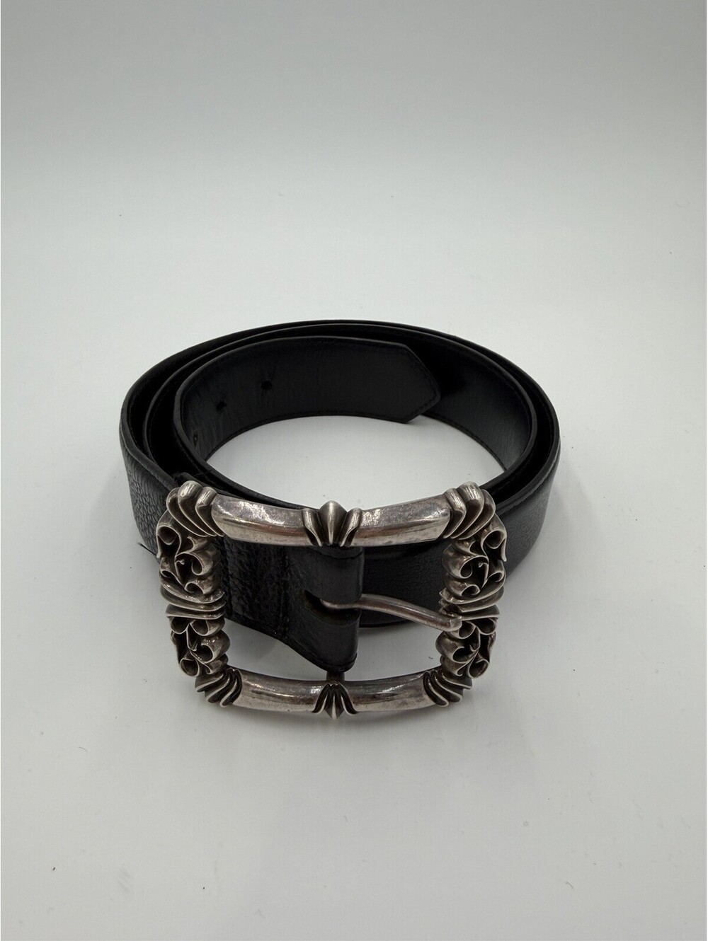 Chrome Hearts Filigree Buckle Belt Mens Sz 36 Authentic